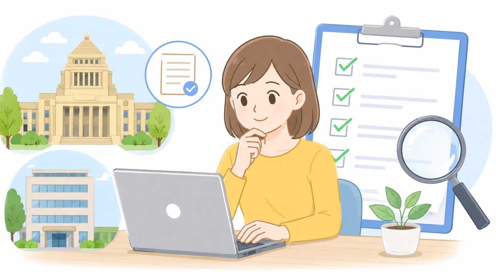 公開前に確認したい公的情報のイメージ画像