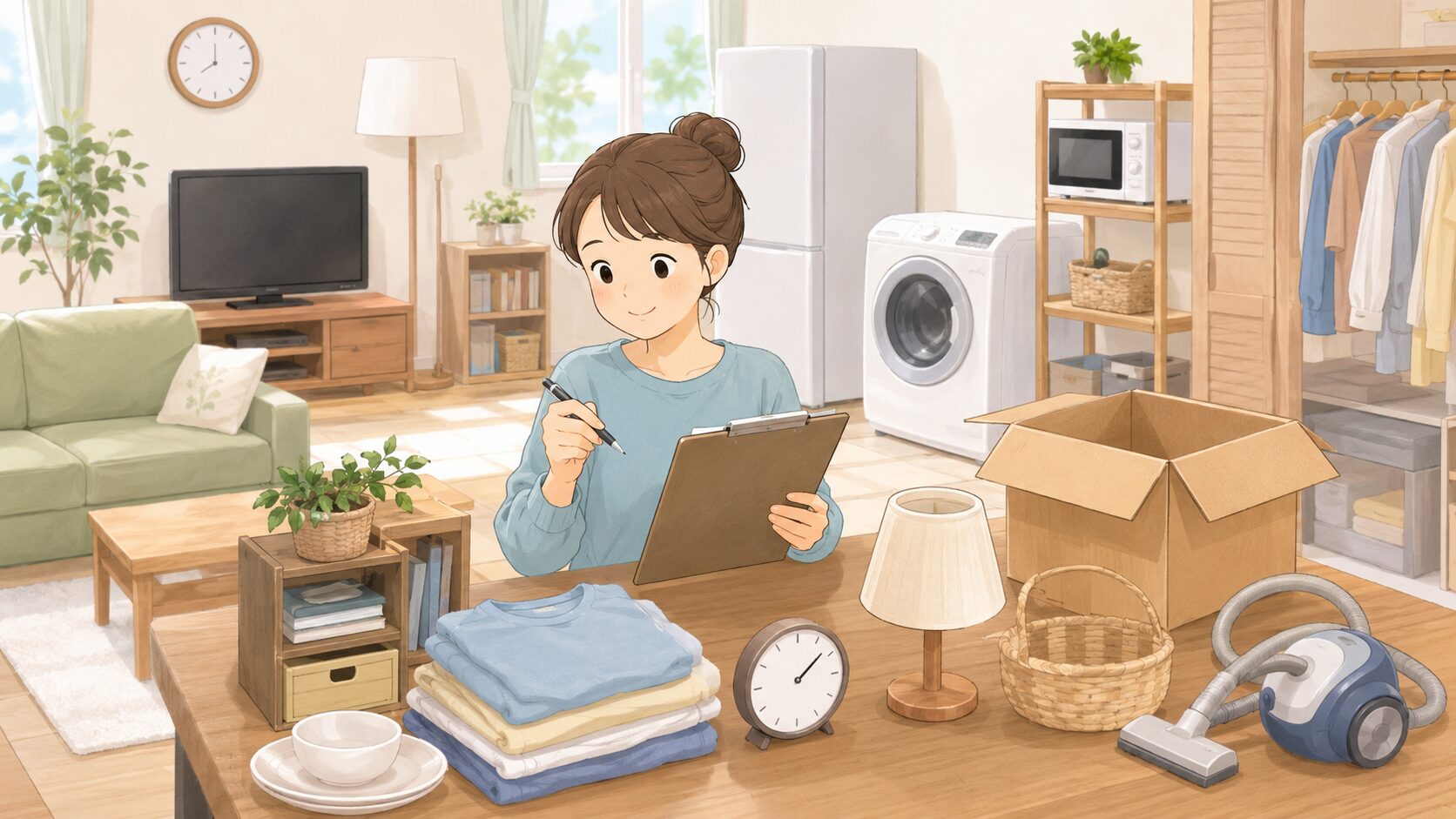家財道具一覧表は現在保有している物を整理するための書類ですのイメージ画像
