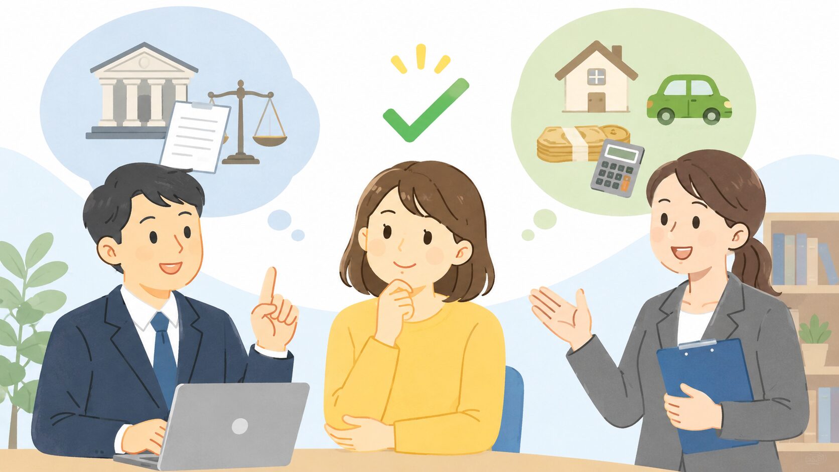 自己破産の手続きの種類を自分だけで判断しないことが大切ですのイメージ画像