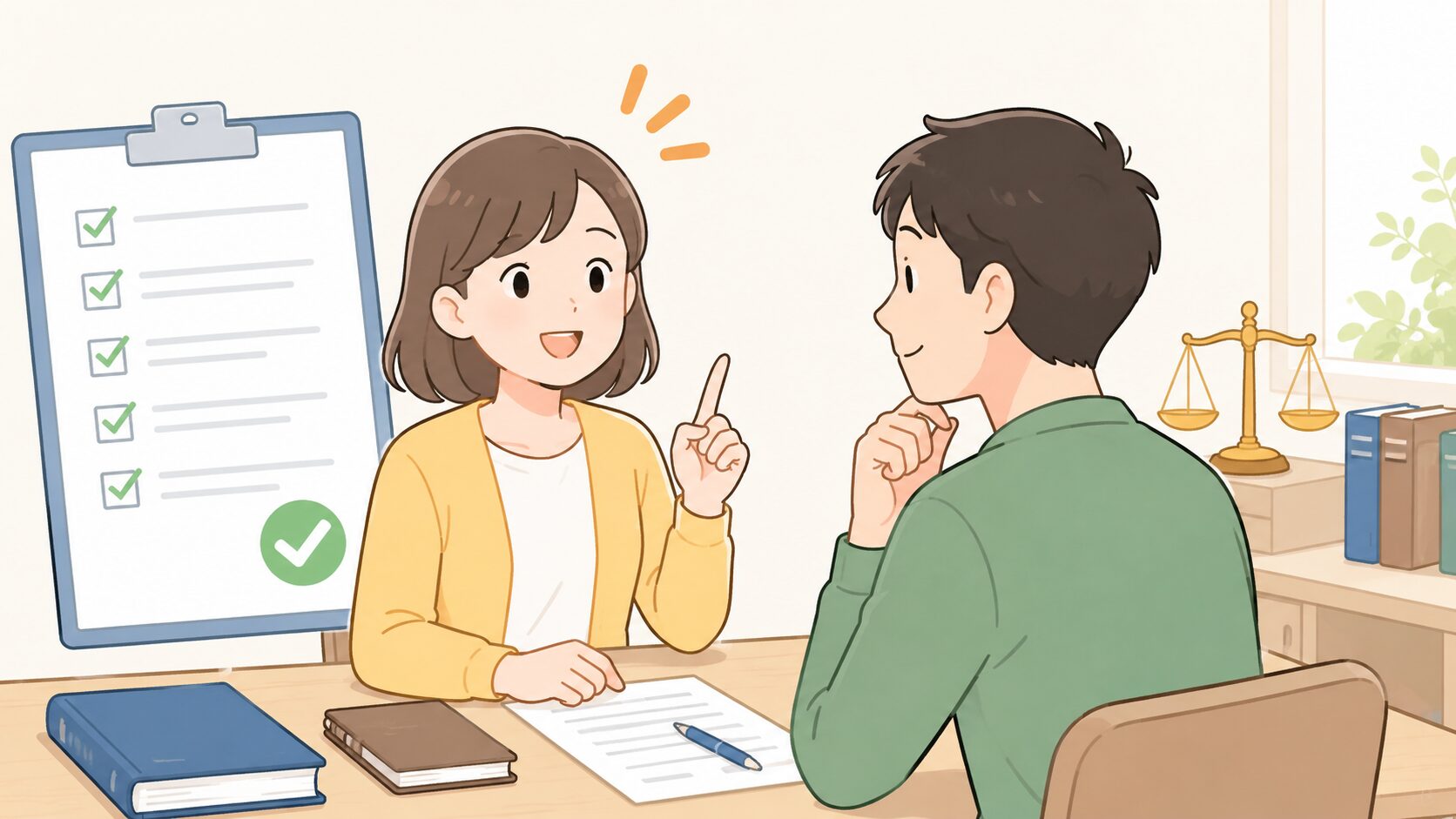 法テラスへ相談するときに確認しておきたい注意点のイメージ画像