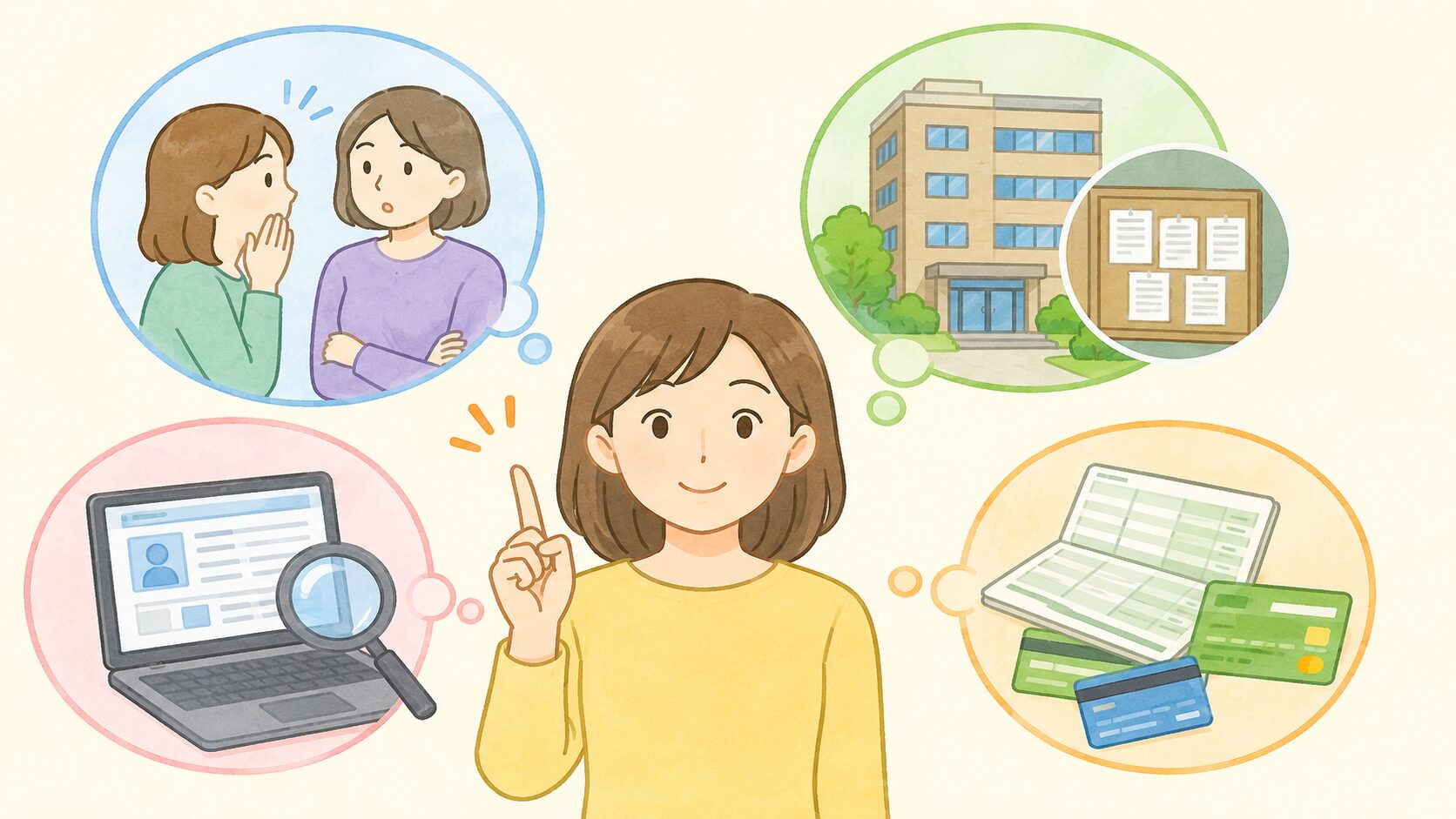 官報掲載によって考えられる主な影響のイメージ画像