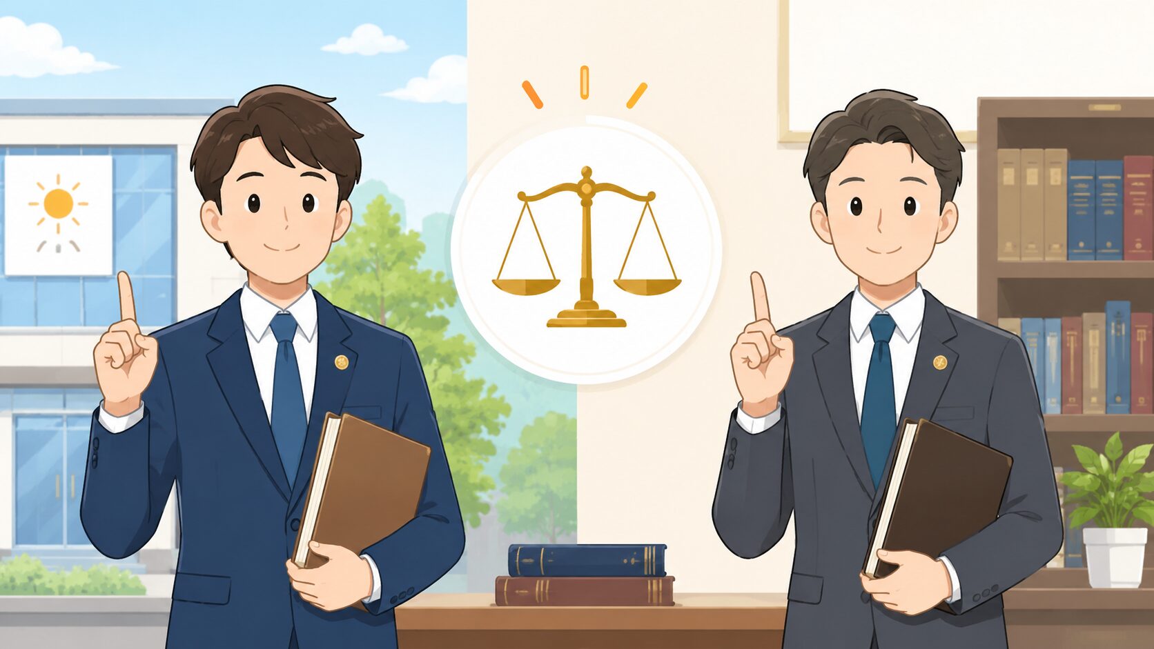 法テラスの弁護士と一般の個人事務所の弁護士に資格上の違いはありませんのイメージ画像