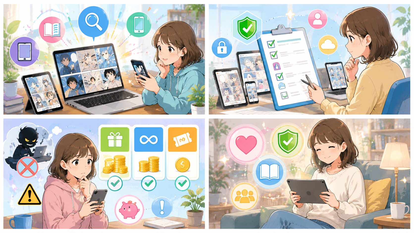私が任意整理を相談してから受任までに感じた不安のイメージ画像