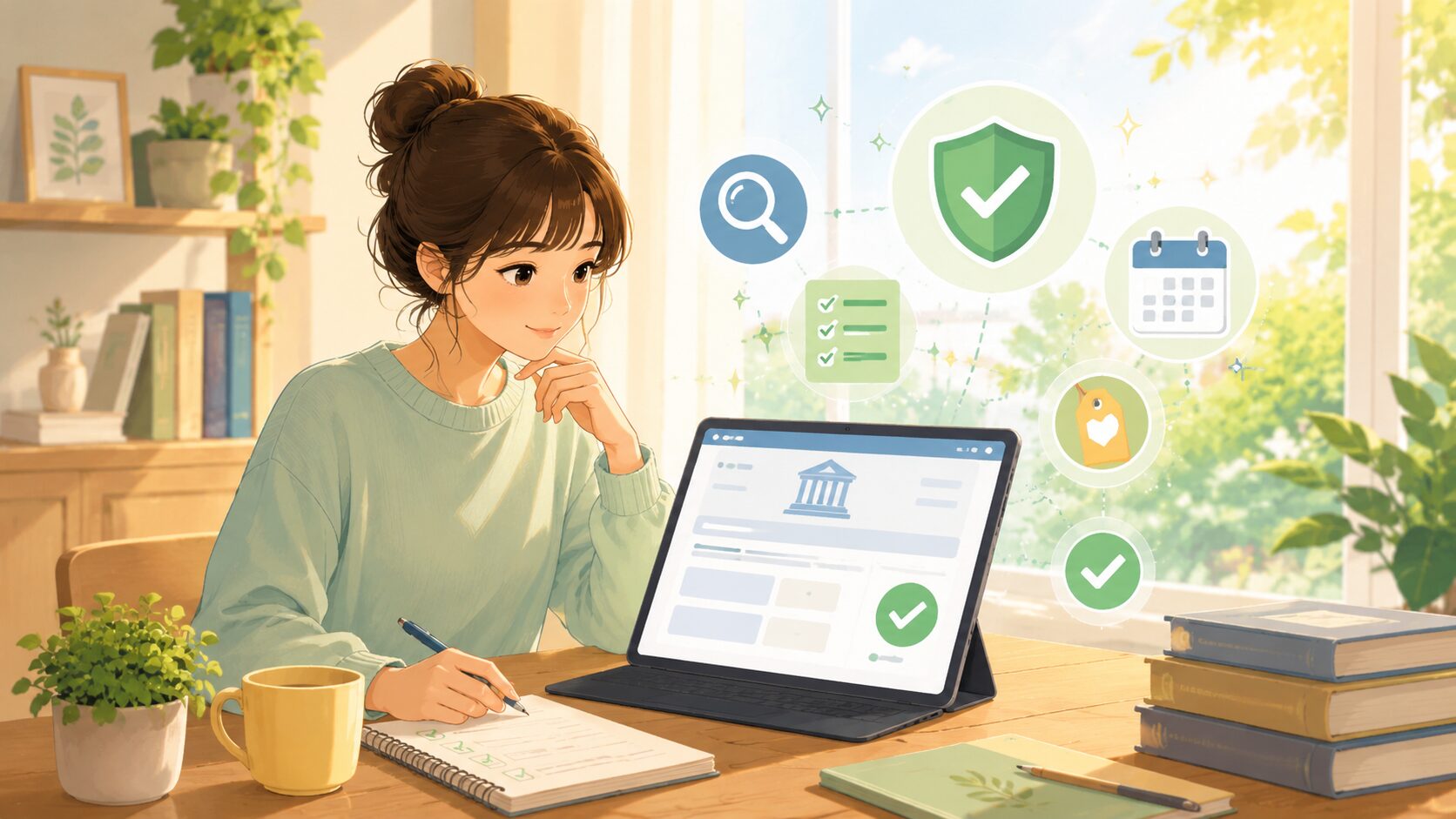 任意整理の仕組みと公的情報を確認しますのイメージ画像