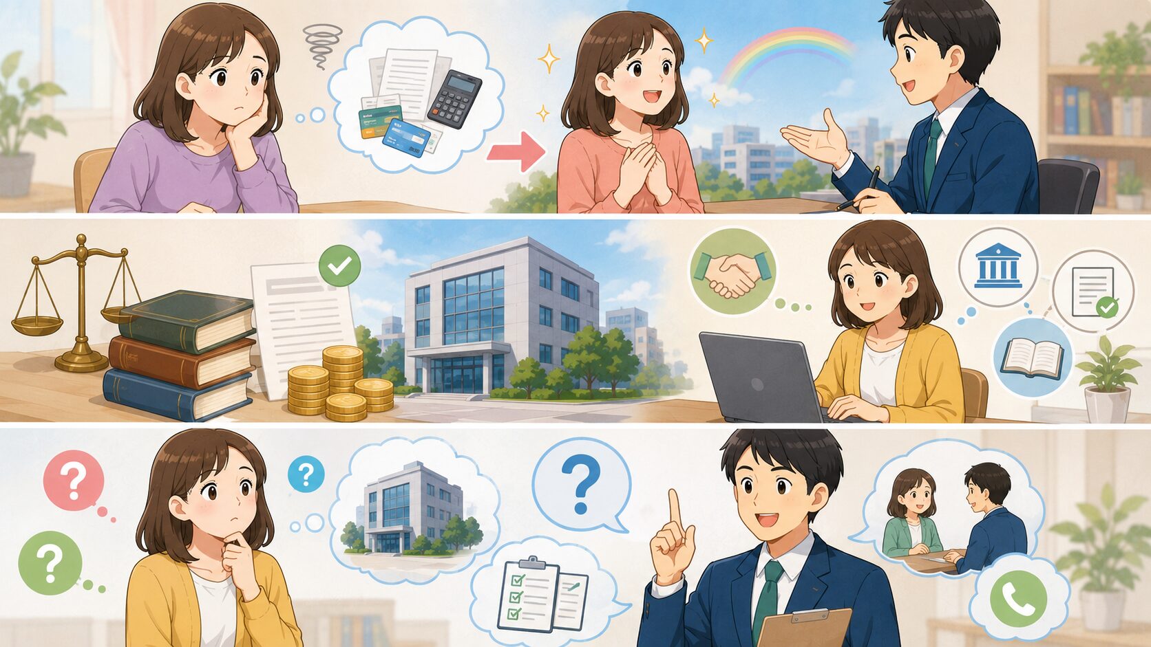 自己破産を相談してよかったと感じた私の体験談のイメージ画像