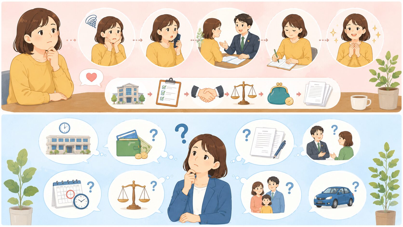 法テラスを利用して感じた相談前に知っておきたい私の体験談のイメージ画像