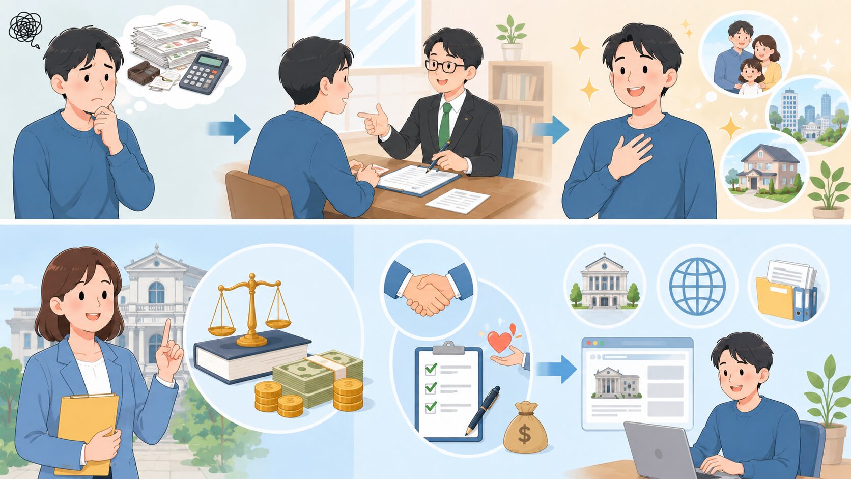 自己破産を相談してよかったと感じた私の体験談のイメージ画像