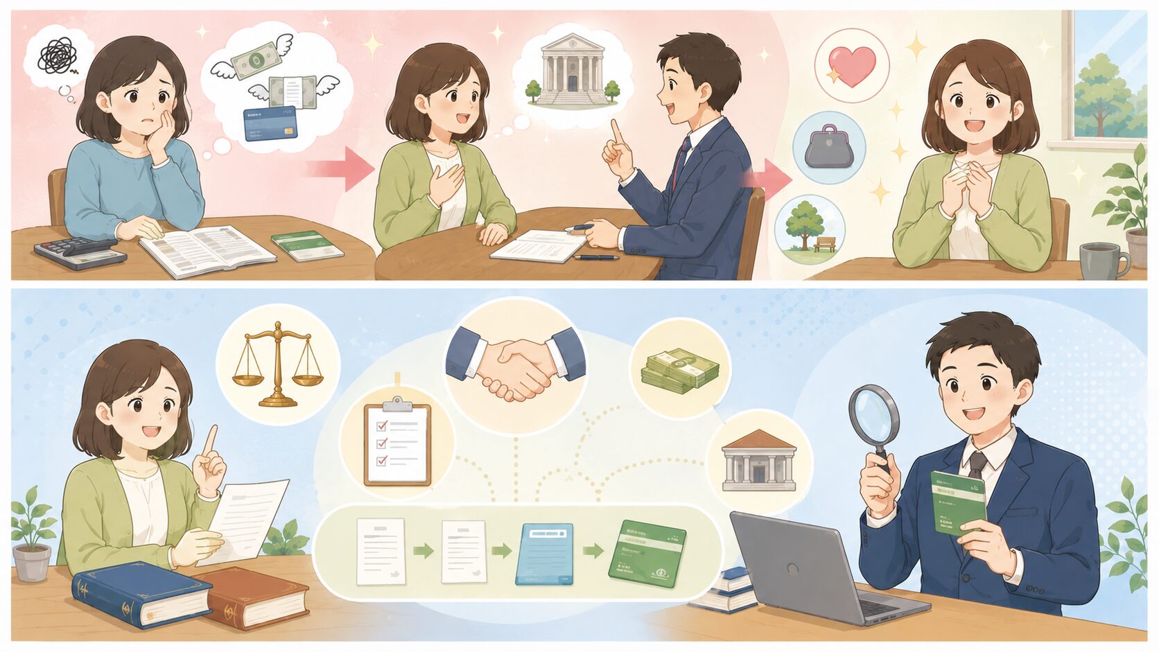 自己破産を相談してよかったと感じた私の体験談のイメージ画像