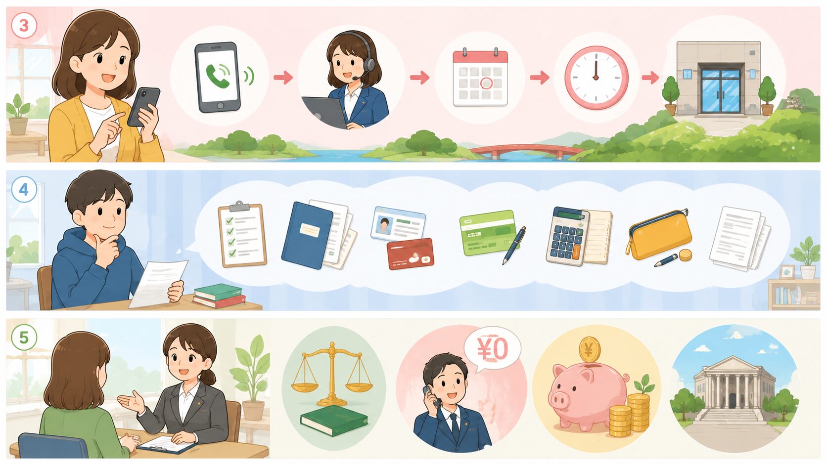 法テラス高知へ相談するときの予約方法を確認するのイメージ画像