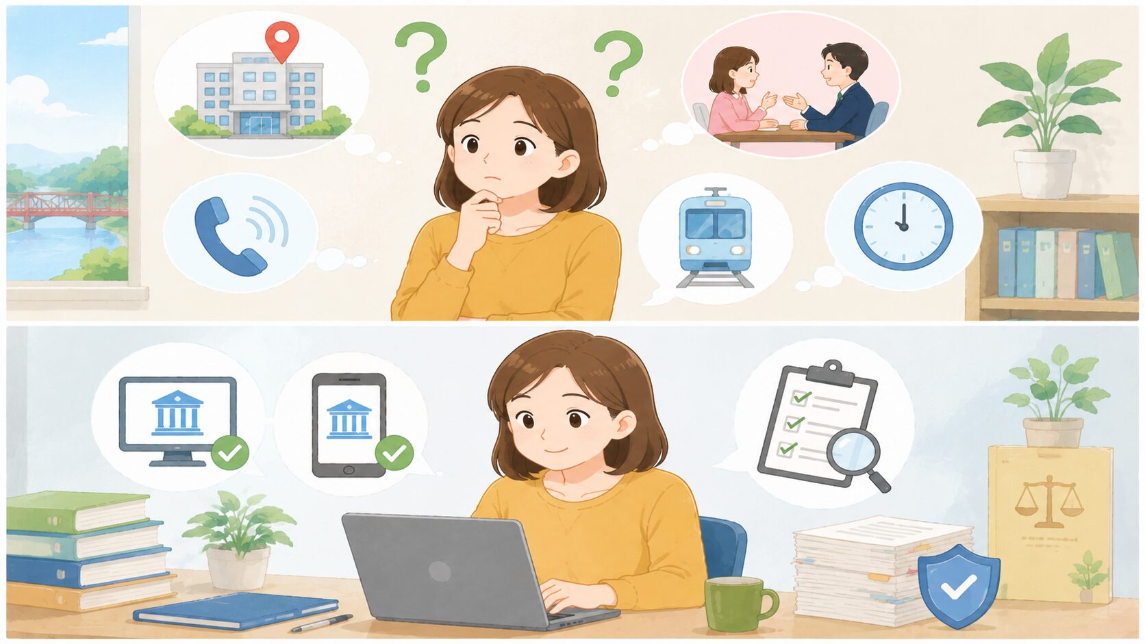 法テラス高知の所在地についてよくある疑問のイメージ画像