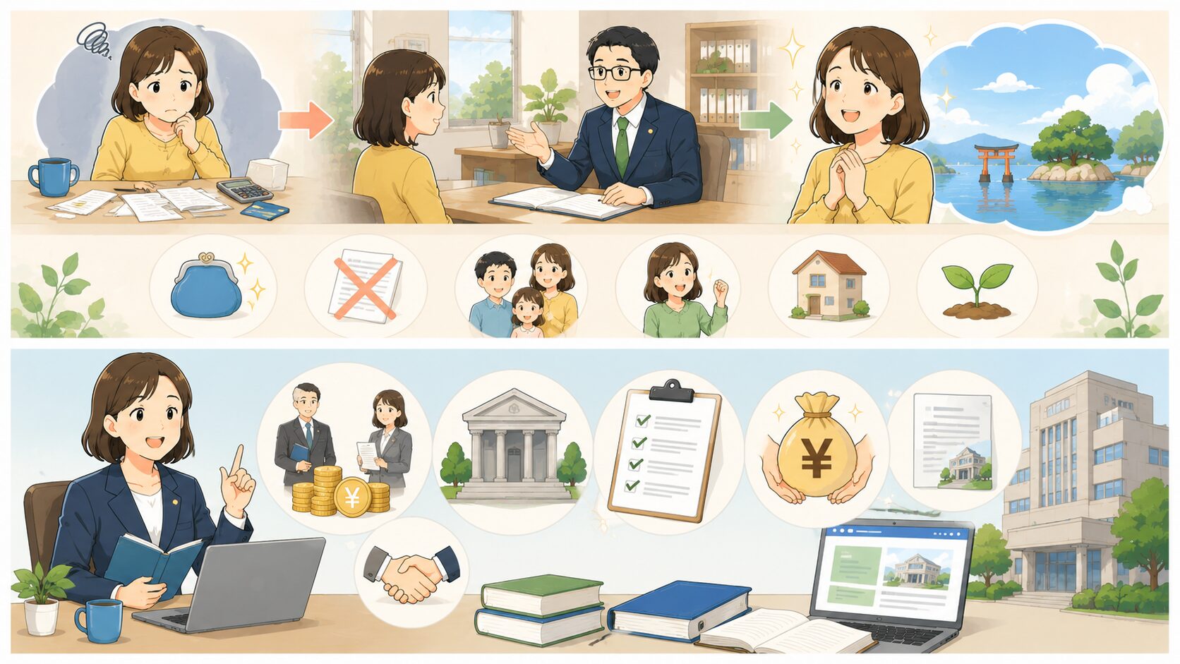 自己破産を相談してよかったと感じた私の体験談のイメージ画像