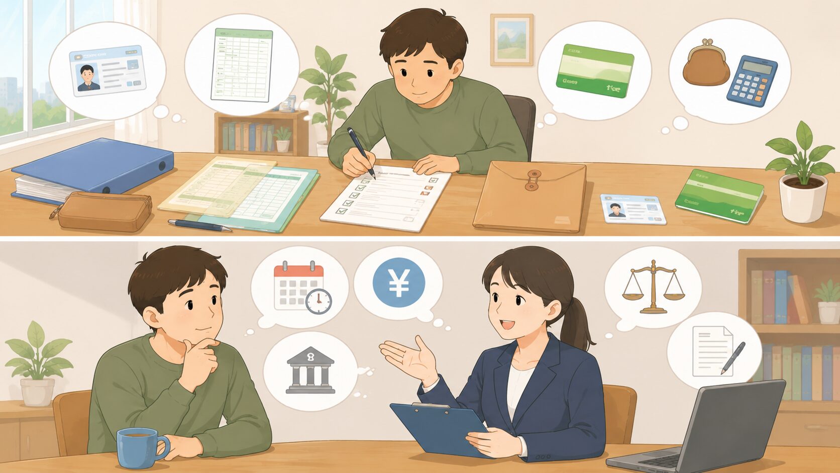 法テラス宮崎へ予約する前に準備しておきたいことのイメージ画像