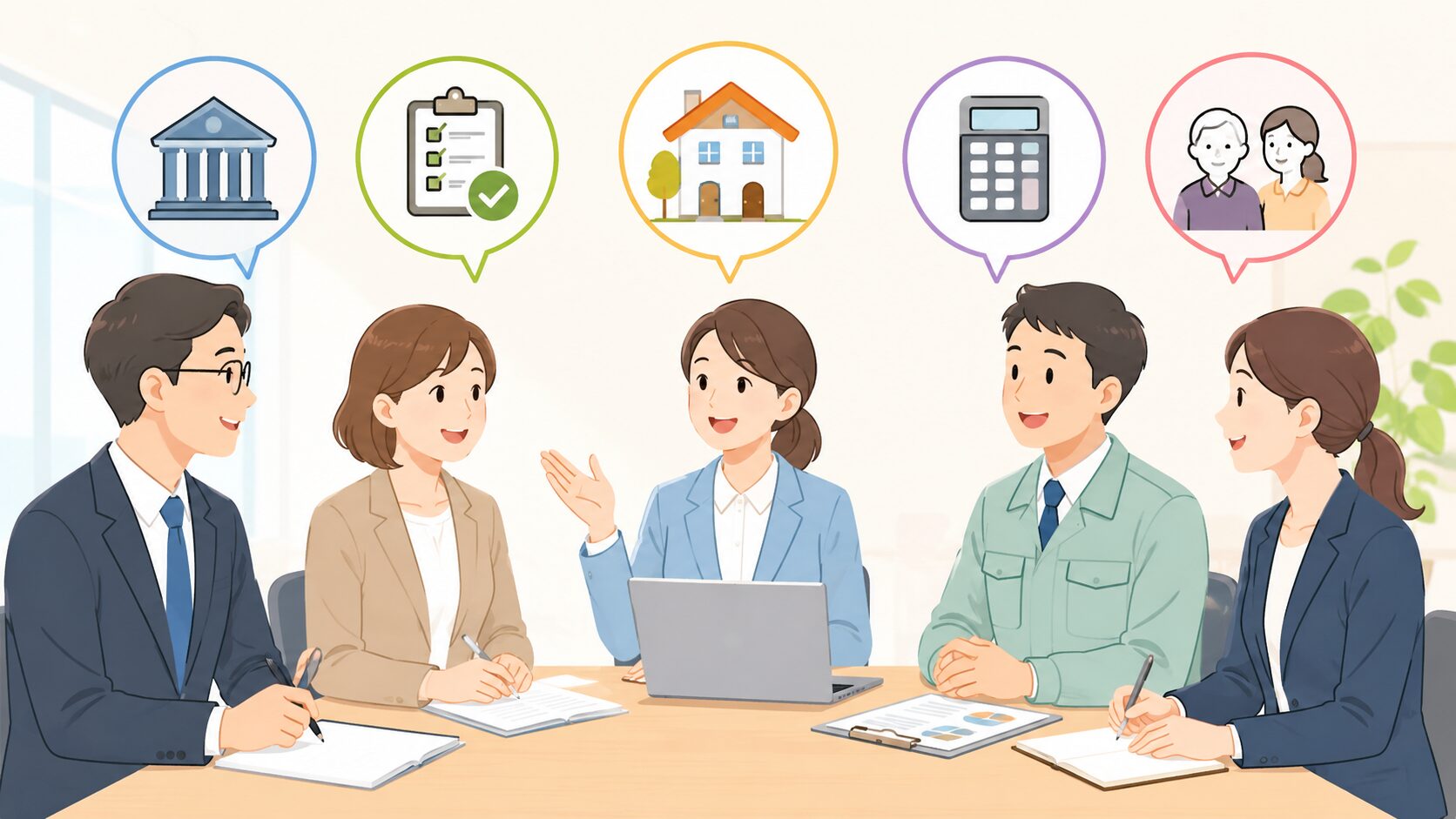 複数の専門家が参加する相談会の特徴のイメージ画像
